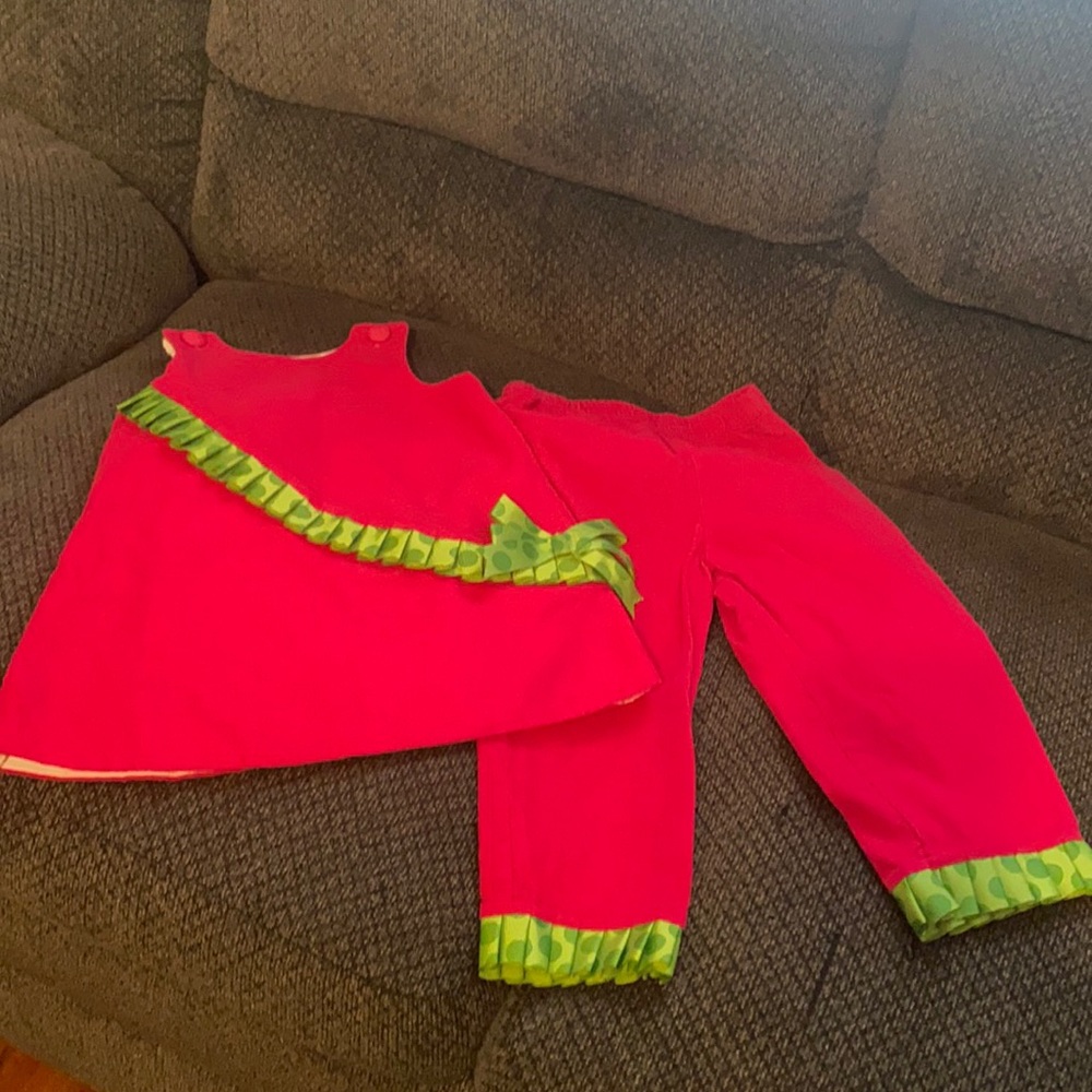 Pink and Green Girl’s Matching Set